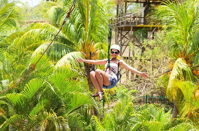 Roatan's ORIGINAL Zip-n-Dip: Zipline, Sloths & West Bay Beach